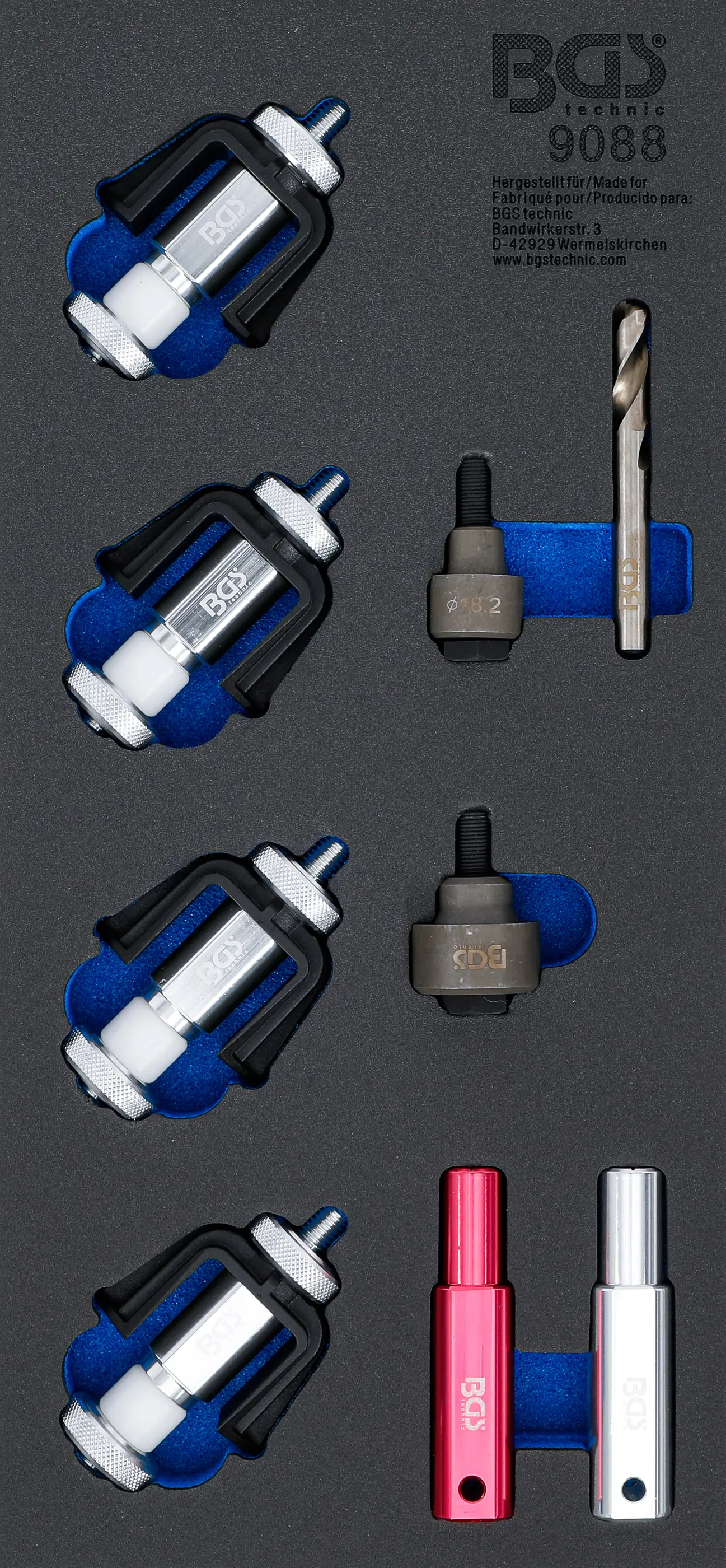 Insert de servante d'atelier 1/3 : Kit d’outils de montage pour support de capteurs de stationnement