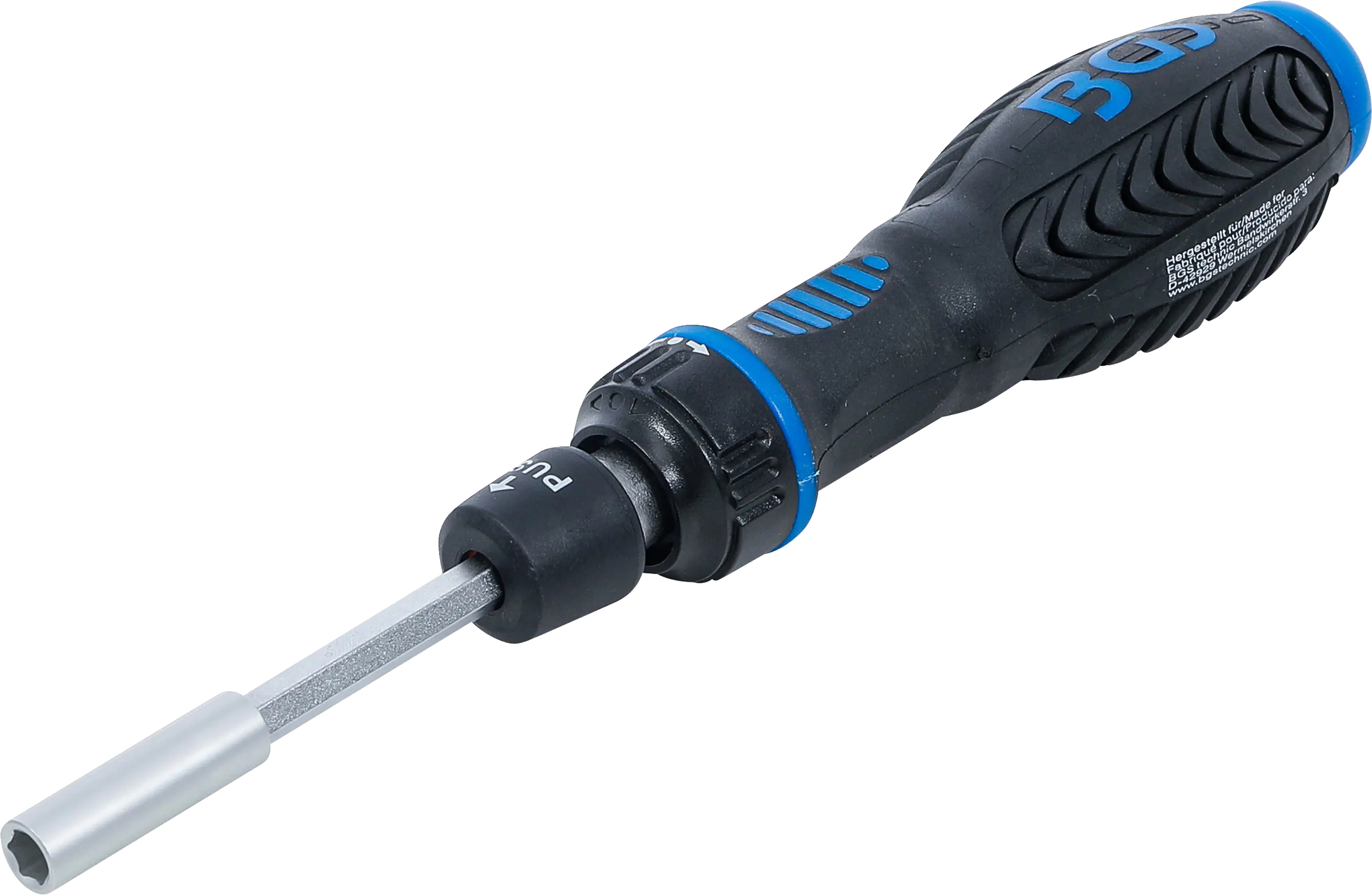 Poignée rotative à cliquet pour embouts réversible | poussée six pans intérieurs 6,3 mm (1/4")