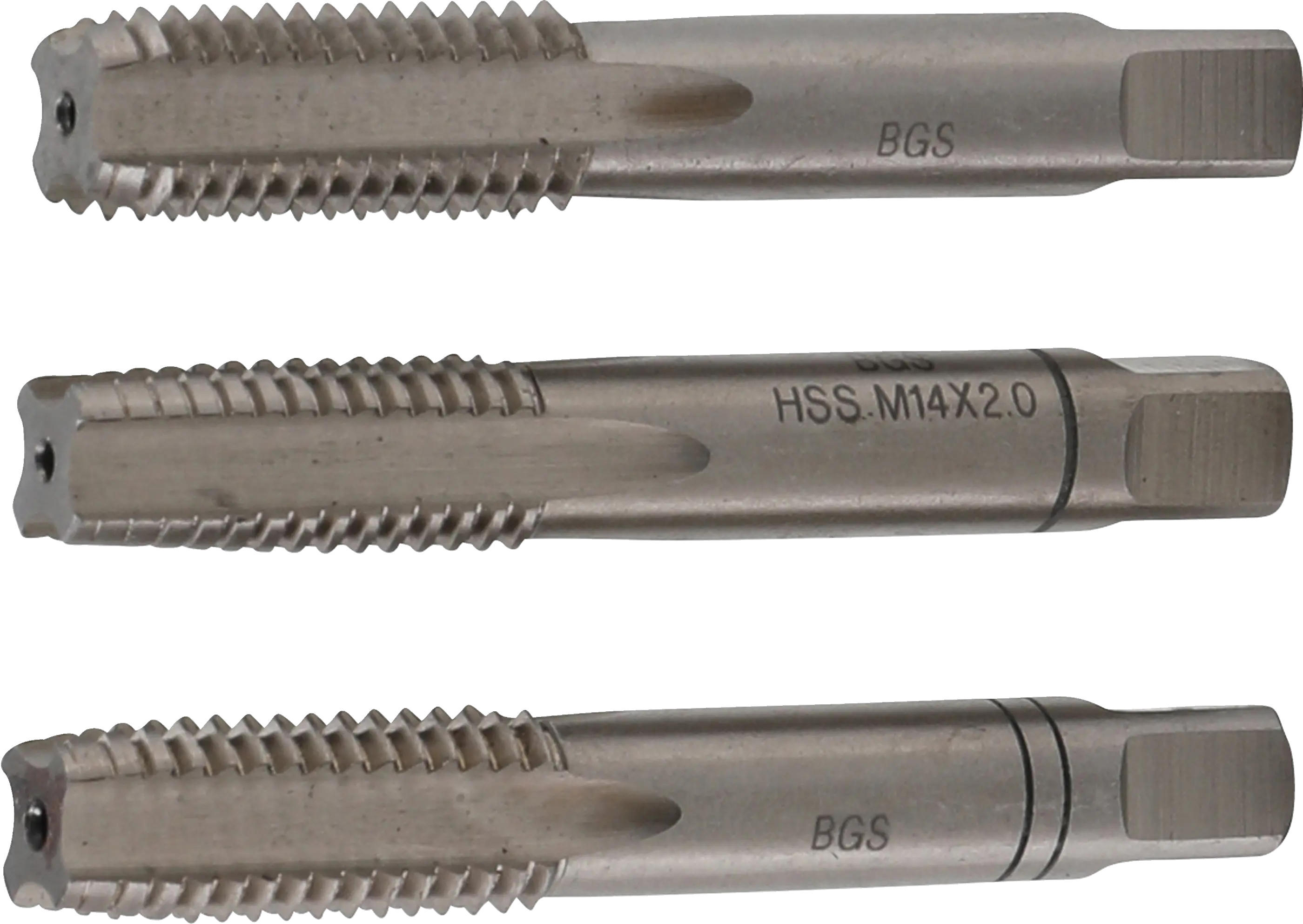 Jeu de tarauds | pré-taraud et filière | HSS-G | M14 x 2,0 | 3 pièces