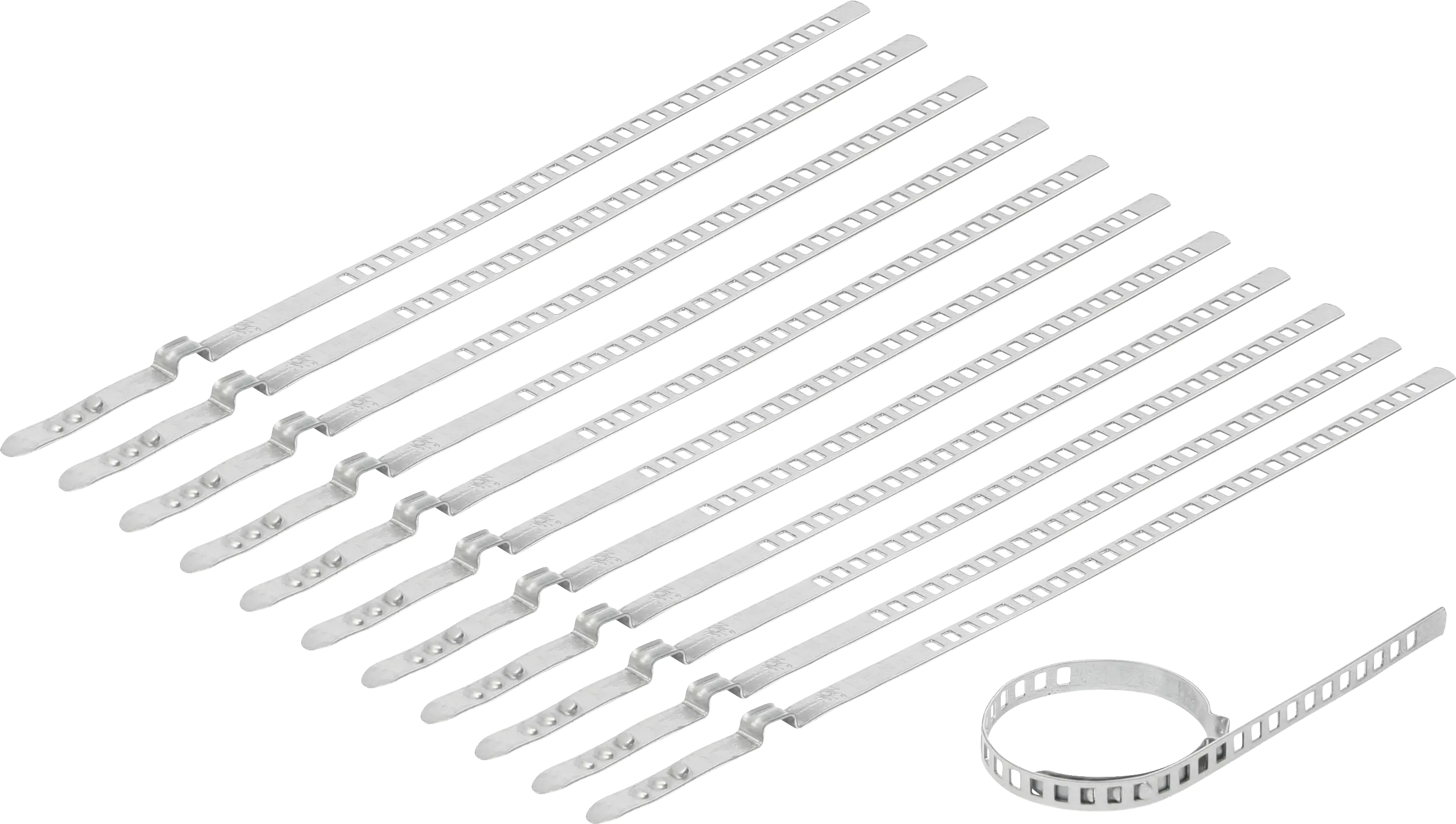 Jeu de brides à collier à essieu | 9 mm | 12 pièces
