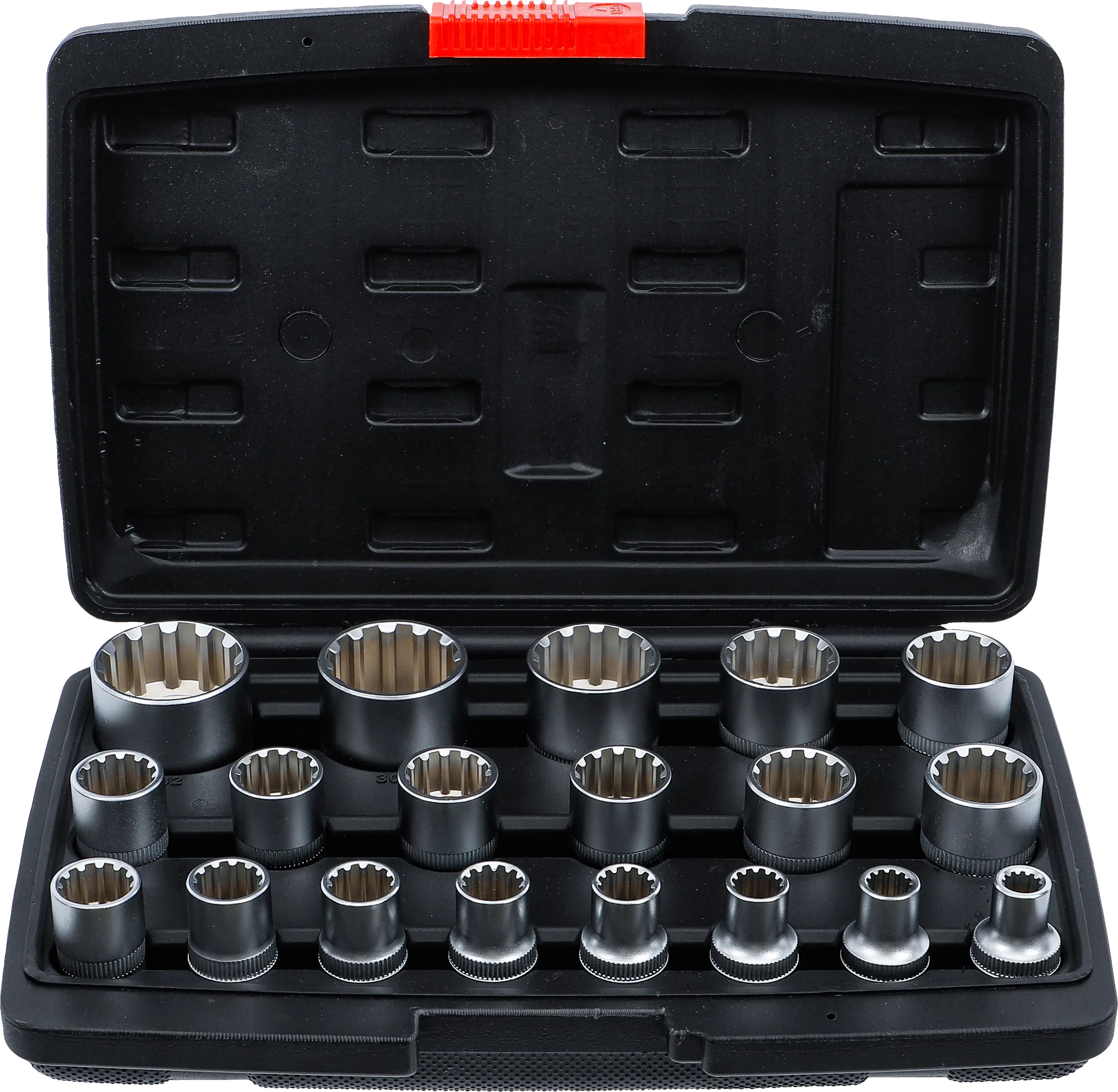 Jeu de douilles Gear Lock | 12,5 mm (1/2") | 19 pièces