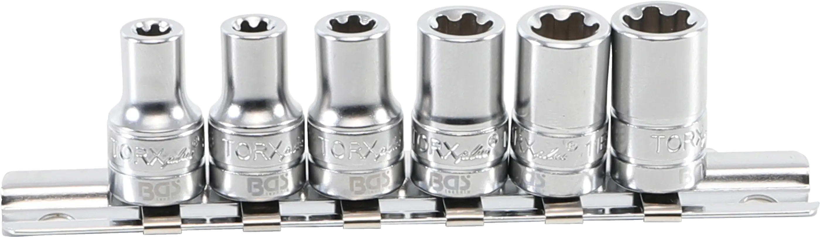 Jeu de douilles, profil T Plus (pour Torx Plus) | 6,3 mm (1/4") | 6EP - 12EP | 6 pièces