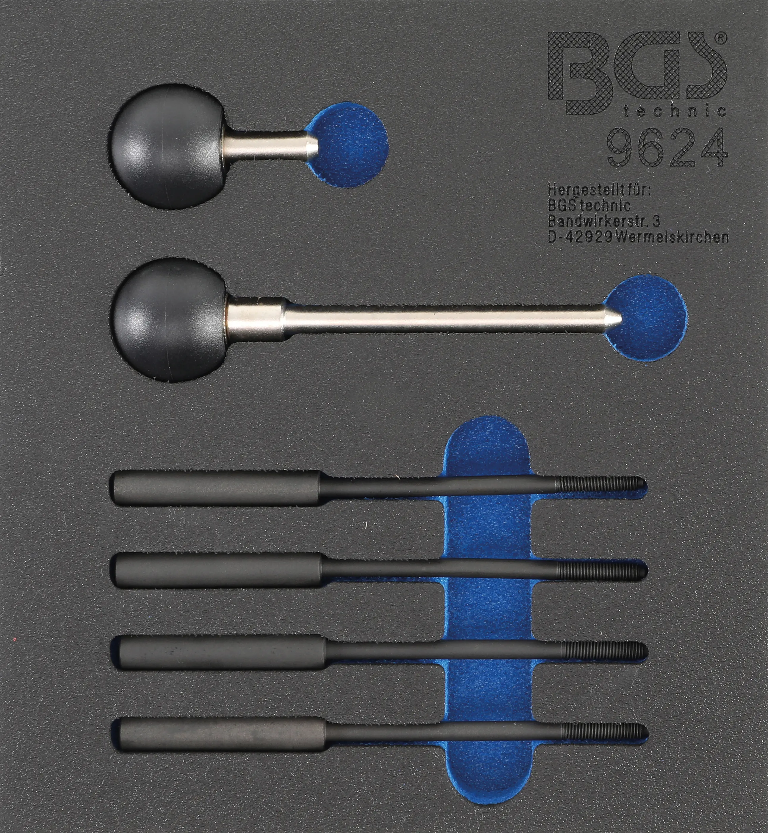 Insert de servante d'atelier 1/6 : Outil de fixation de vilebrequin | pour Porsche Boxster, 911 M96
