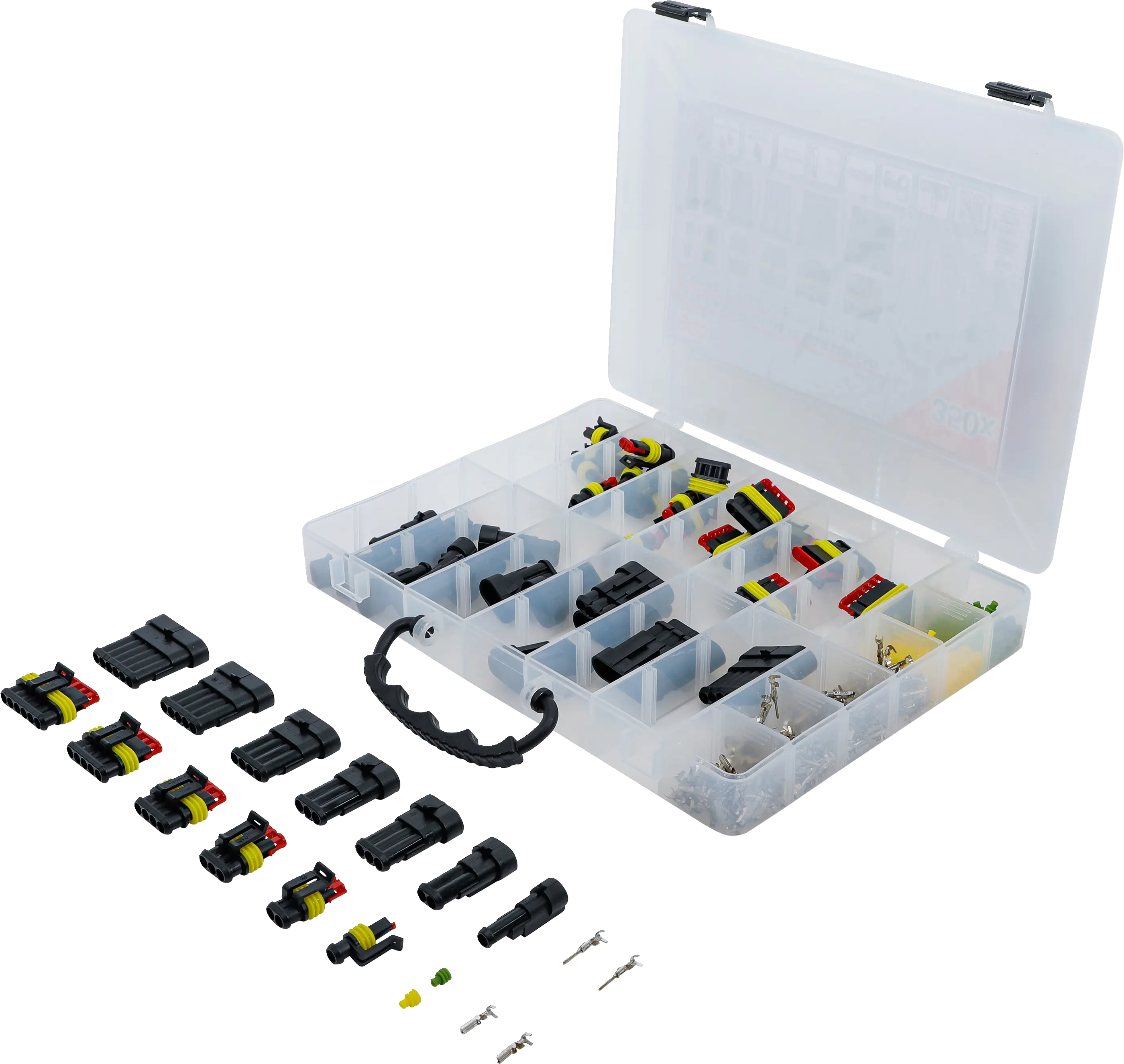 Assortiment de connecteurs | 350 pièces