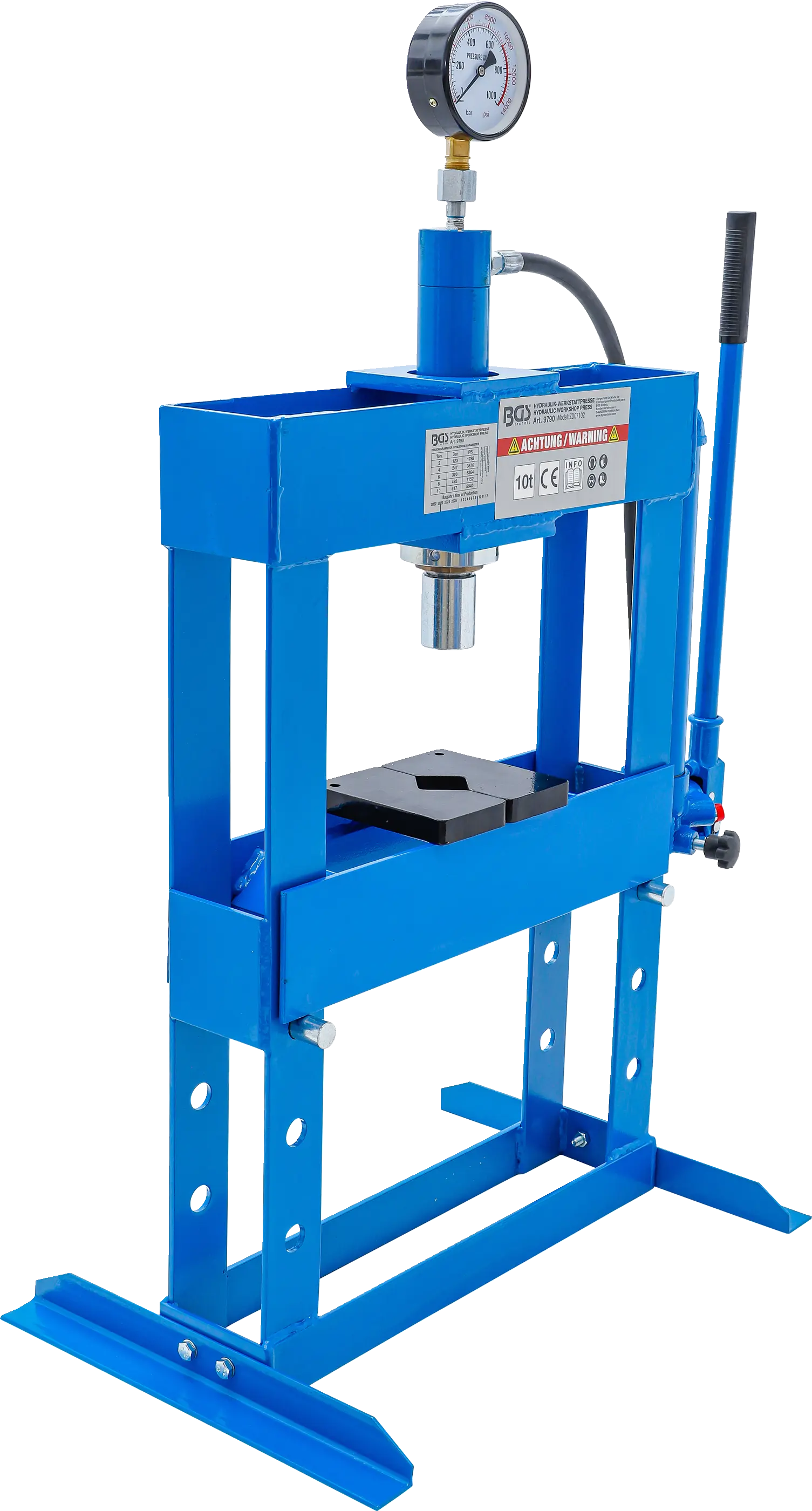 Presse d'atelier hydraulique | 10 to