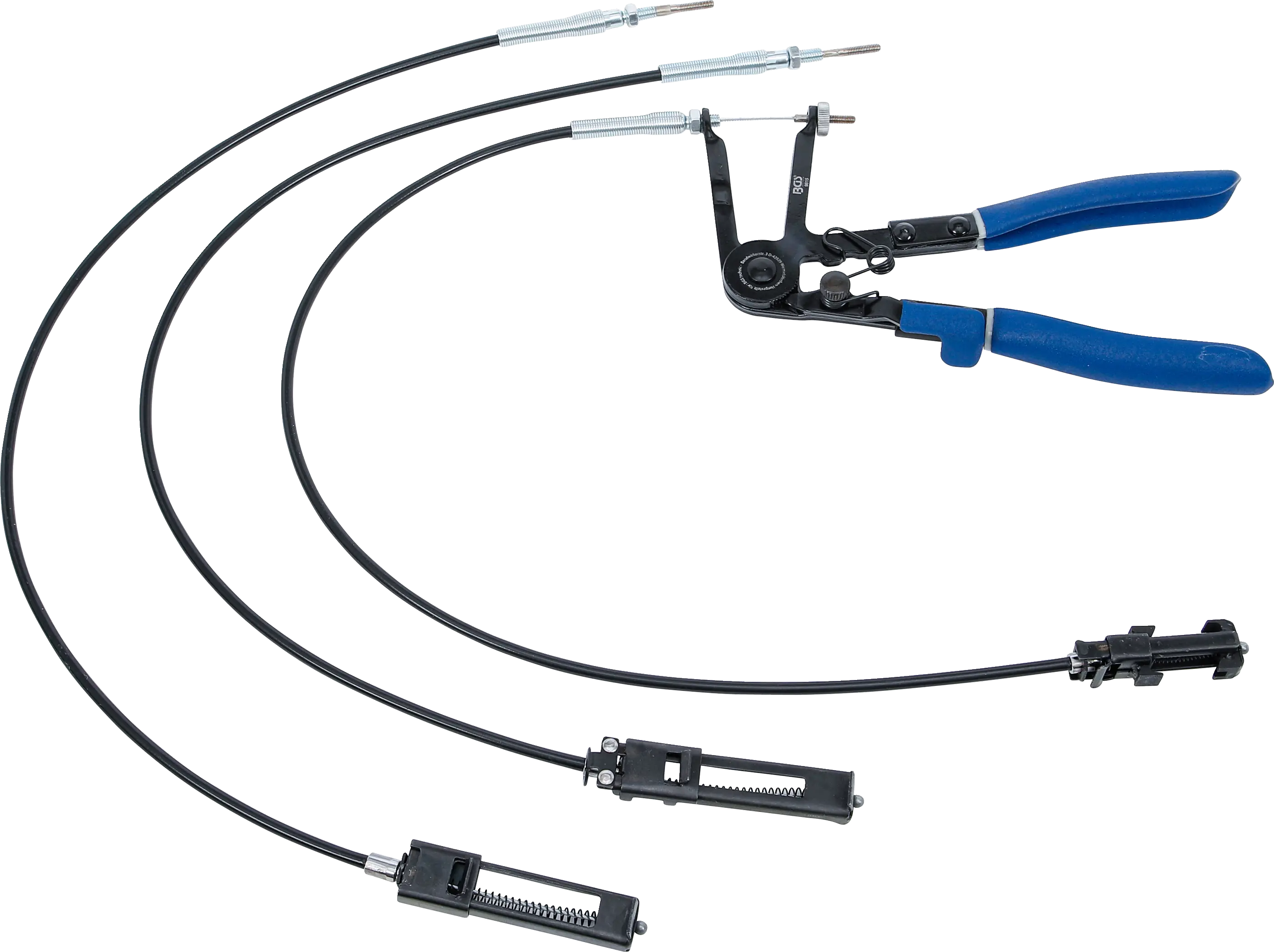 Pince pour colliers de serrage | avec câbles Bowden interchangeables | 635 - 670 mm