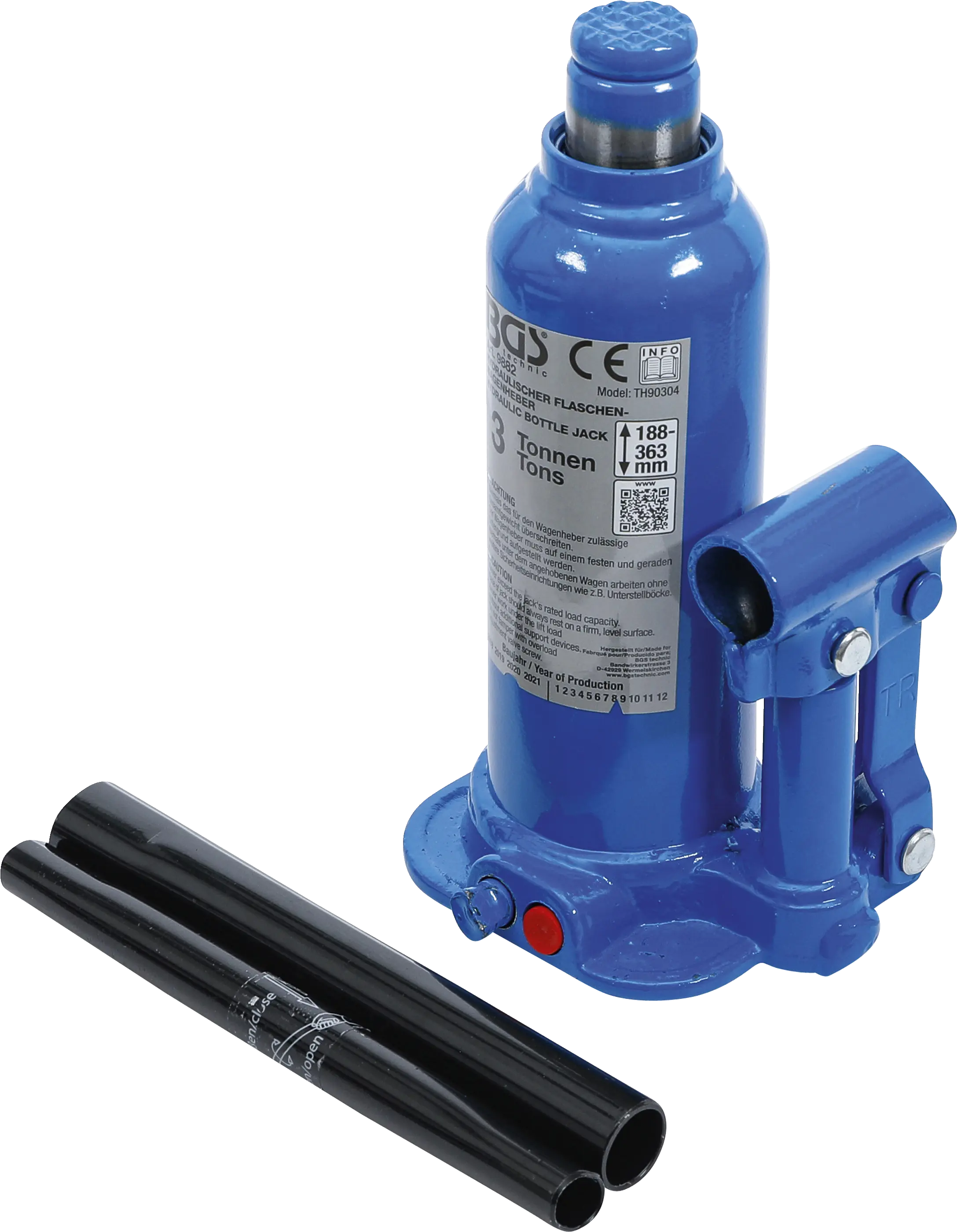 Cric à vérin hydraulique | 3 t