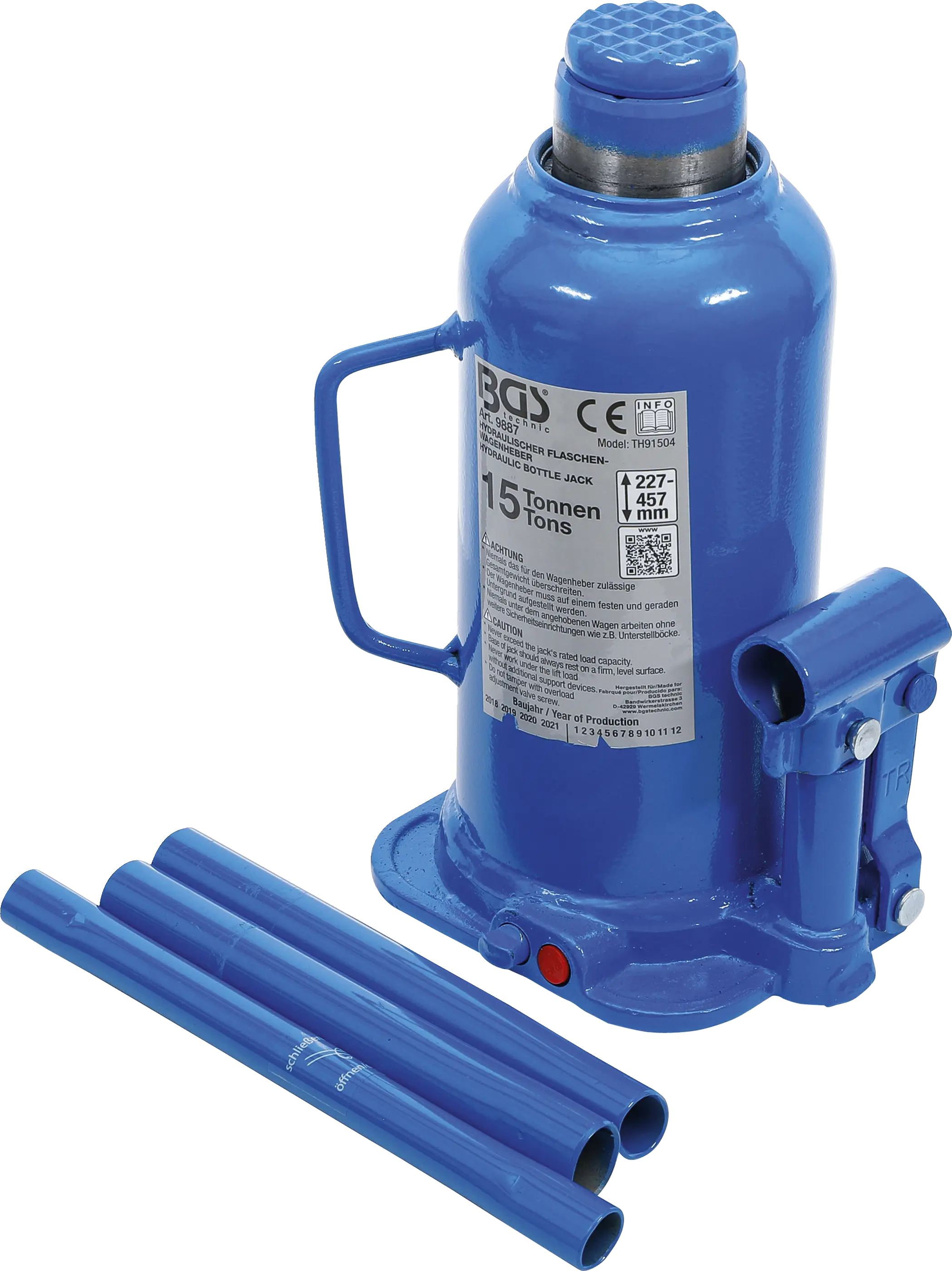 Cric à vérin hydraulique | 15 t