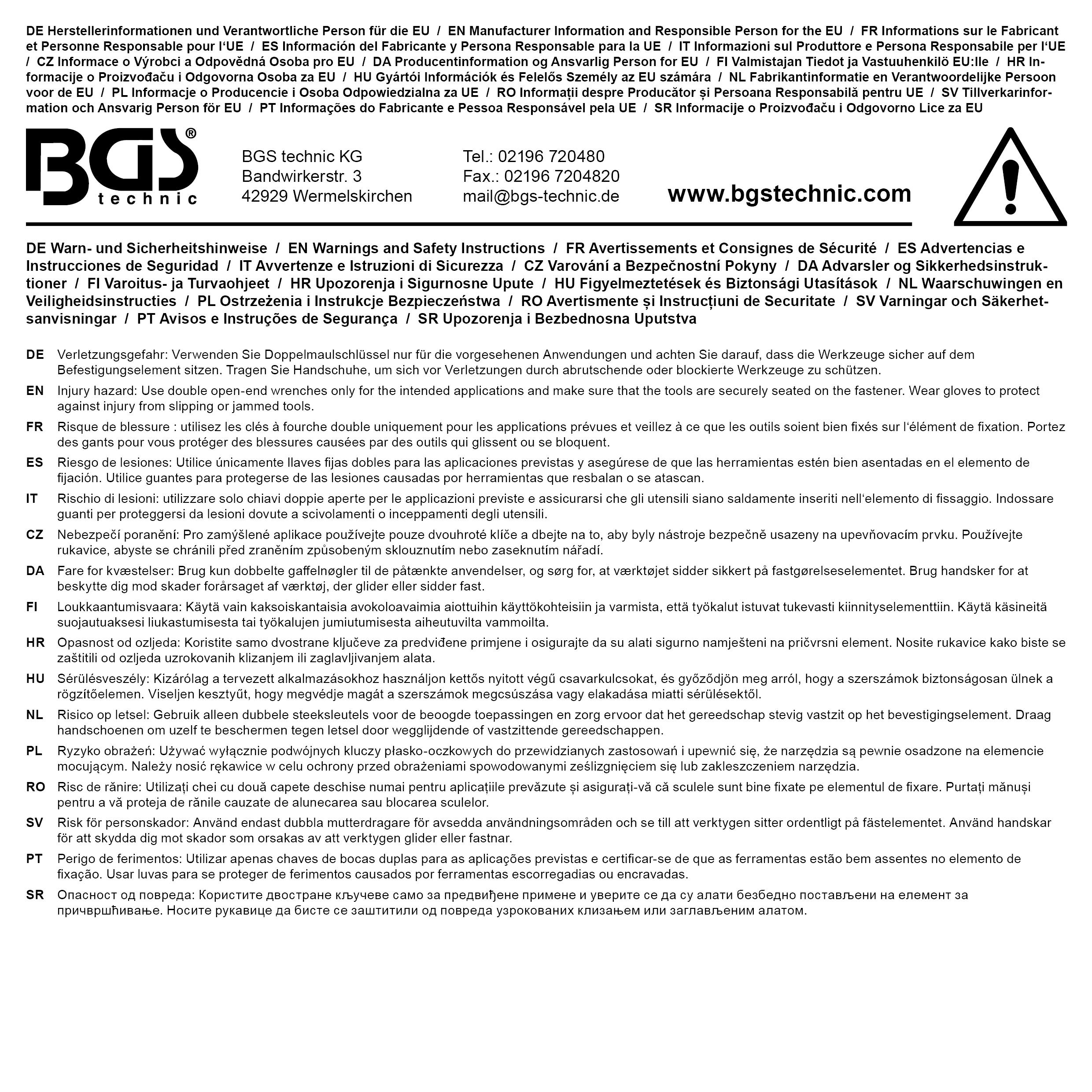 6002 Joker Dubbele Steeksleutel, 24 X 27 X 280 Mm - De Boer 6002 Joker Dubbele Steeksleutel, 24 X 27 X 280 Mm - De Boer