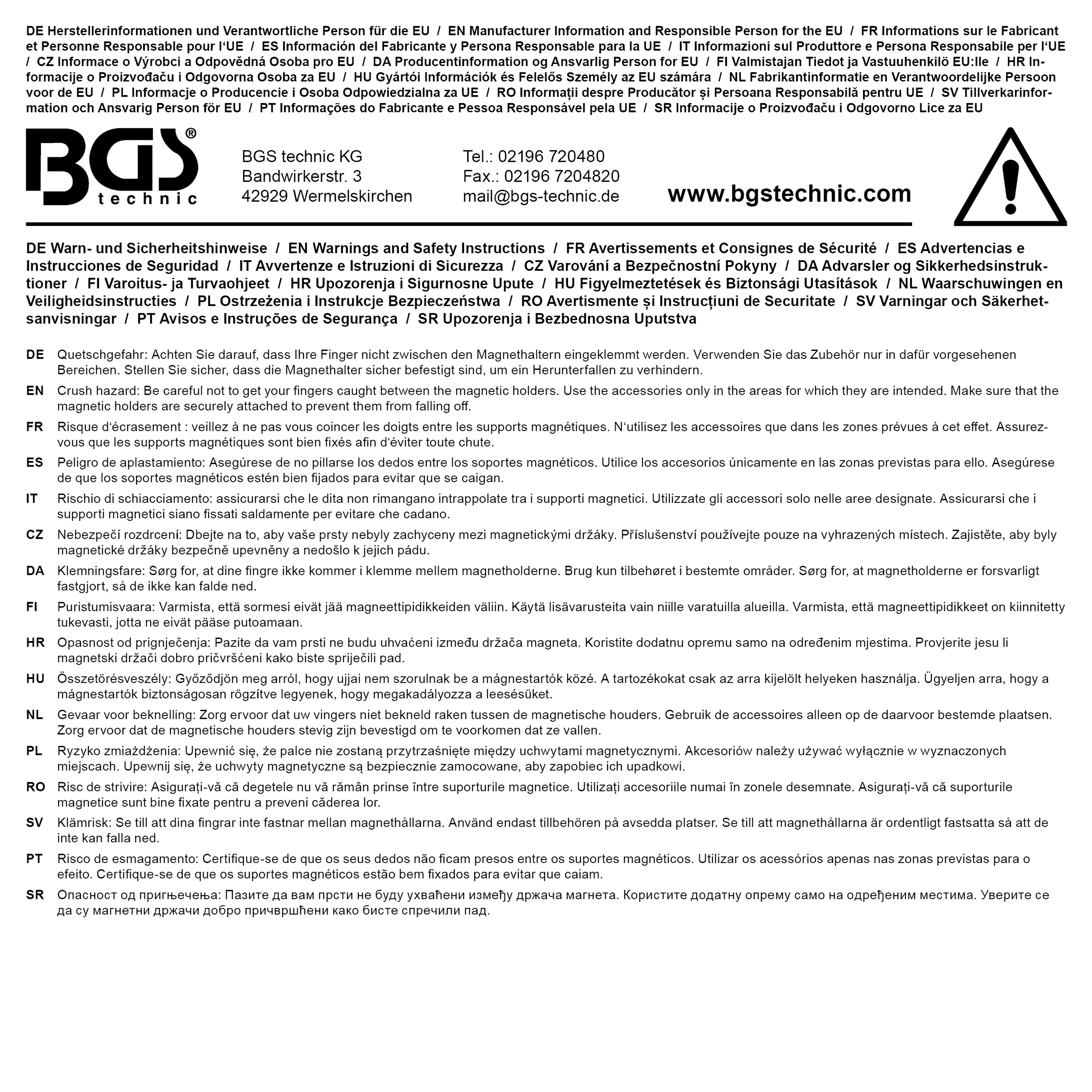 Plateau à Outils Magnétique BGS 67185 - Avec Support Latéral Pour Tournevis, Surface 290x115mm, Charge 3kg - Aimant Puissant, Revêtement Silicone - 10
