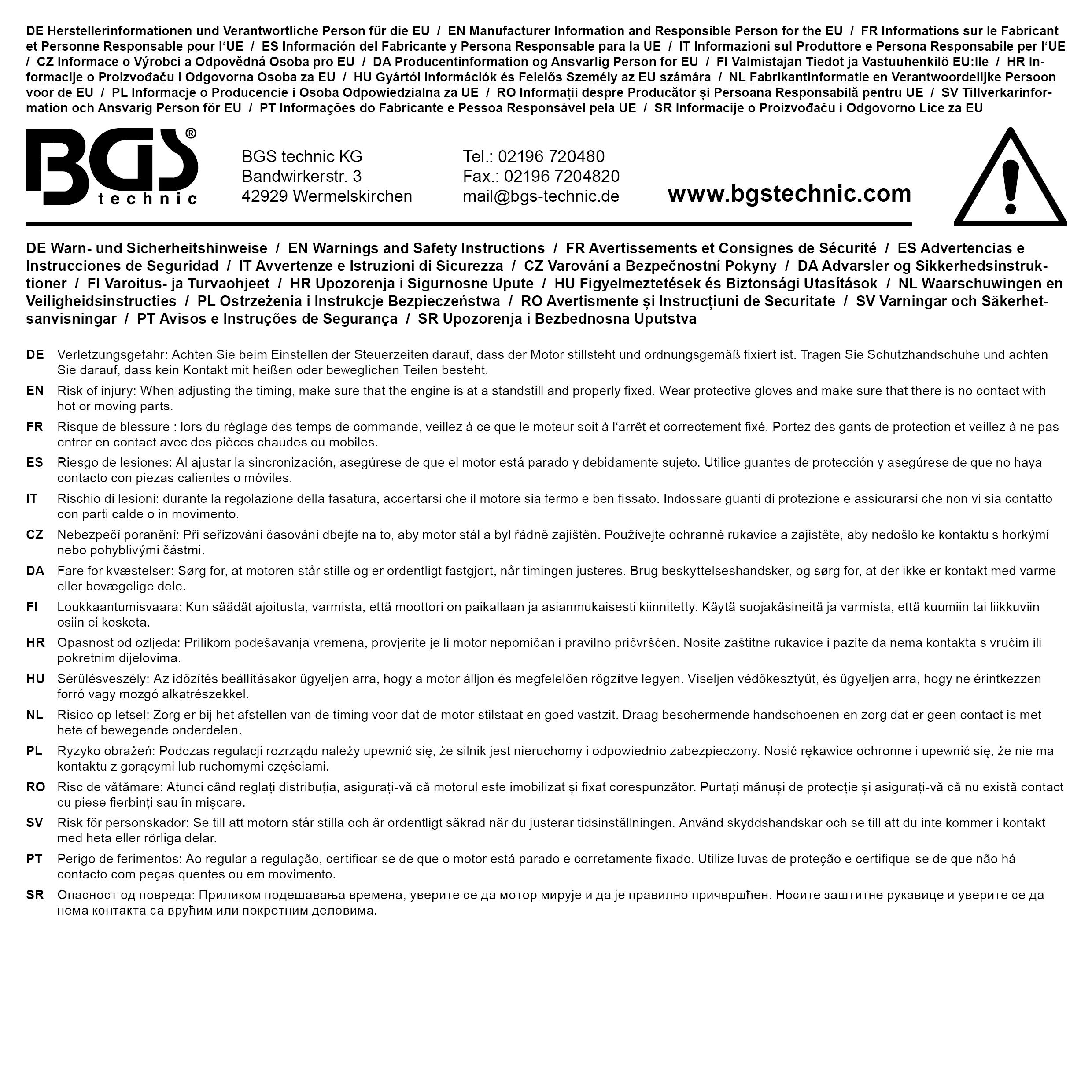 Produktbild von BGS Schwungrad-Gegenhalter | Für VAG 9616