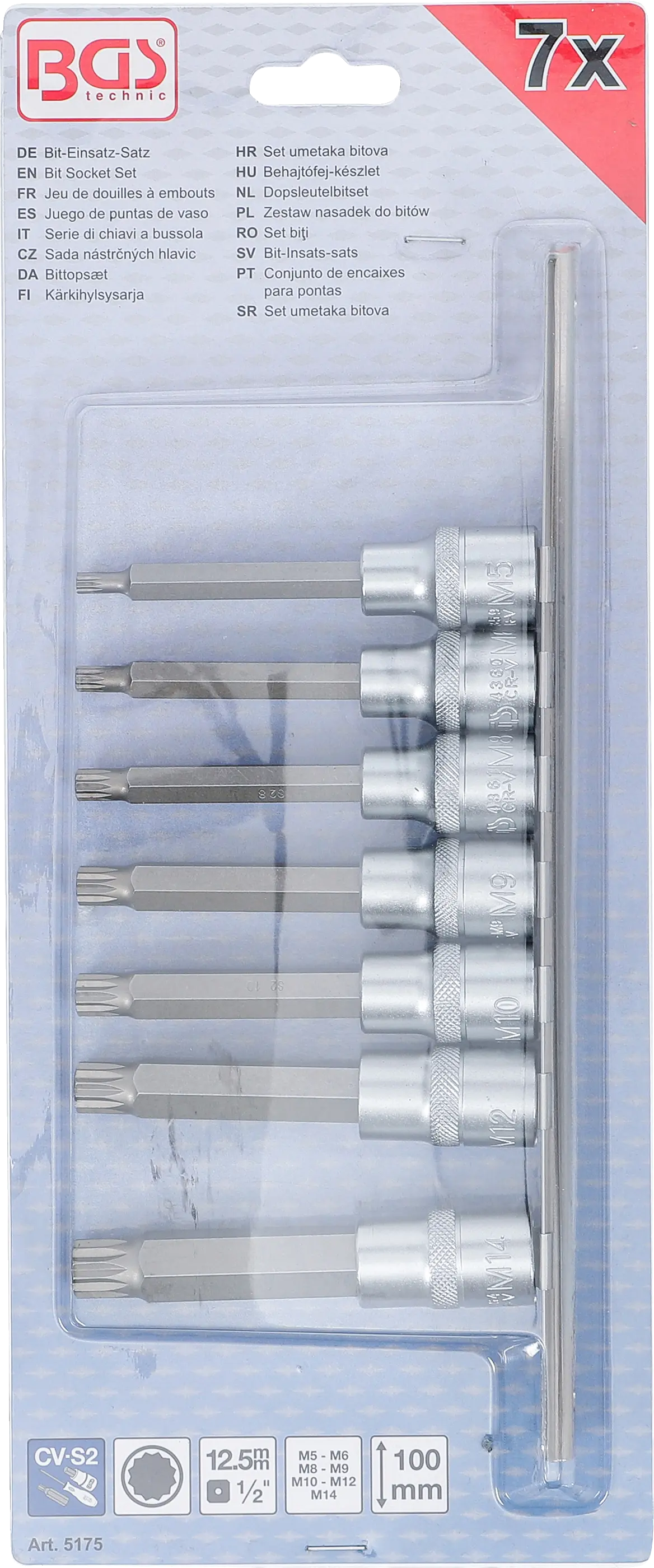 Spline Socket Set M5 - M14 drive 1/2 length 60 … | 7912000 | Tools - Onlineshop
