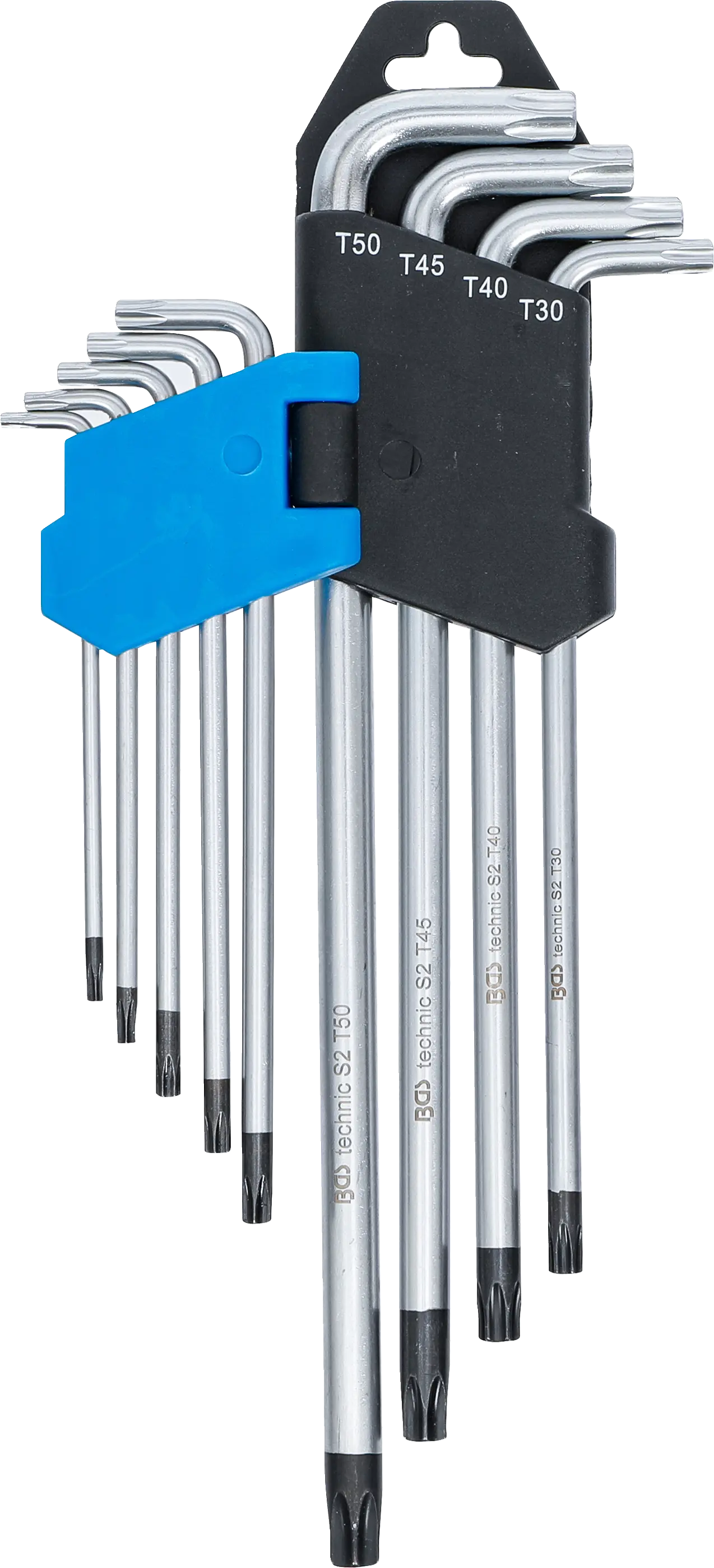Jeu de 9 clés, TORX mâle sécurité, de T10 à T50 en L, Cr-V RICHMANN C6613